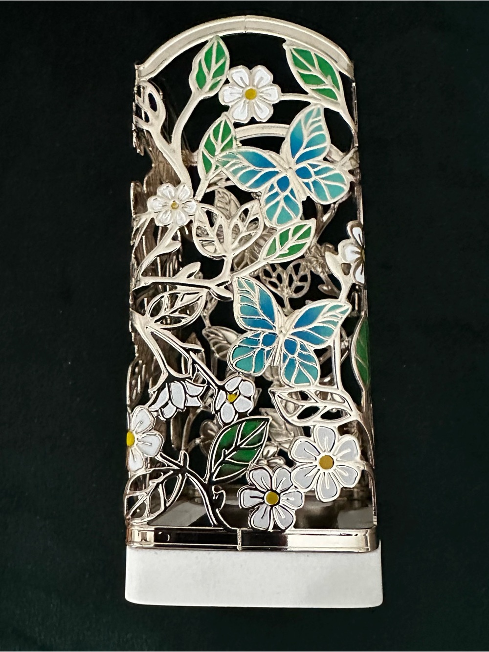 Bath & Body Works Butterfly & Floral Soap Holder - Picture 2 of 4